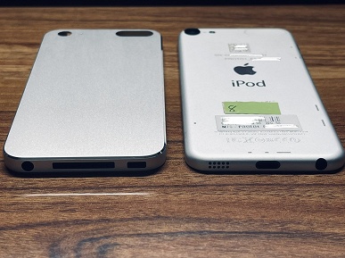 Таким мог бы быть iPod touch 5. Фотографии корпуса прототипа показывают иной дизайн и старый разъём